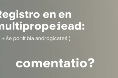 registro en multipropiedad es obligatorio no pero si recomendable